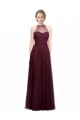 Best Full Length Soft Tulle Spaghetti Strap Bridesmaid Dress UK