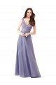 Best Sweetheart Tulle Bridesmaid Dress with Fully Embroidered V-Neck Bodice UK