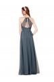 Best Beach-inspired Sweetheart Tulle Long Bridesmaid Dress UK