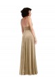 Best Square Neck Formal Velvet Maxi Bridesmaid Dress / Prom Dress with Front Slit & Pockets UK