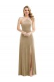 Best High Neck Halter Open Back Long Velvet Maxi Bridesmaid Dress / Prom Dress & Pockets UK