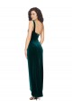 Best One Shoulder Velvet Front Wrap Bridesmaid Dress / Prom Dress  UK